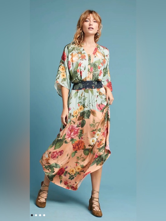 FARM Rio Dresses & Skirts - Farm Rio Marilla Maxi Dress Floral Tropical Boho Resort Maxi Dress Brazil XS